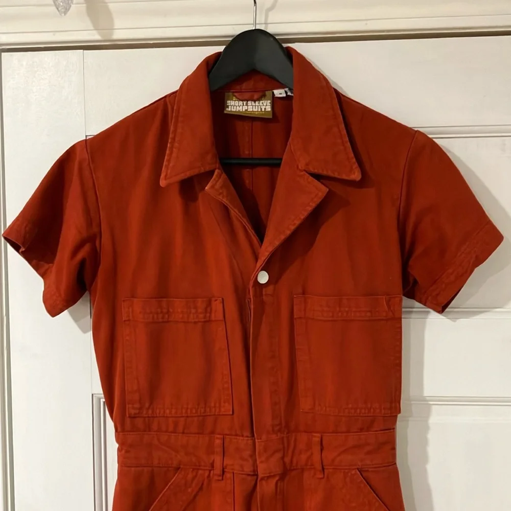 SOLD. Big Bud Press Jumpsuit with patch, Petite Small - Picture 4 of 5